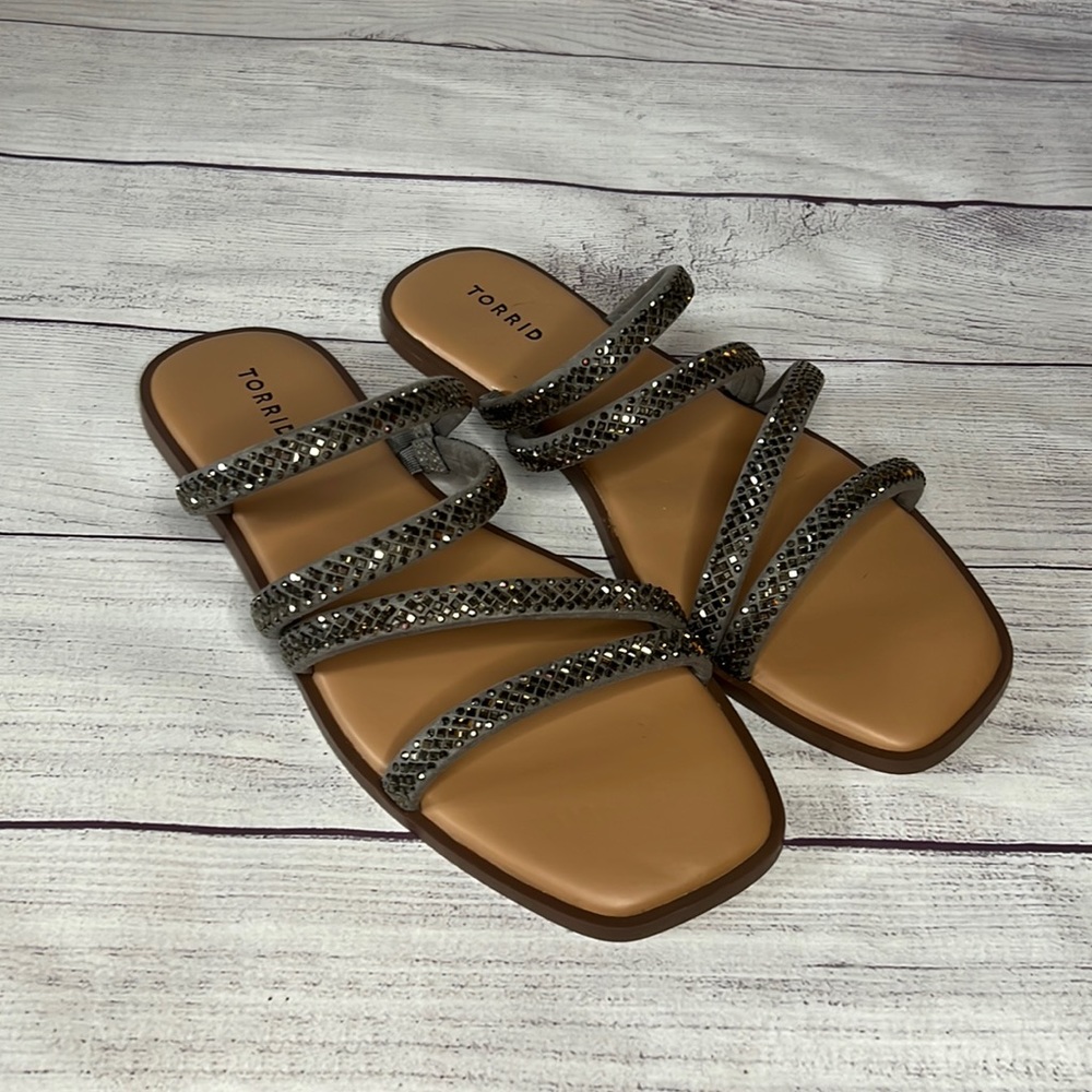 New size 13WW jeweled sandals